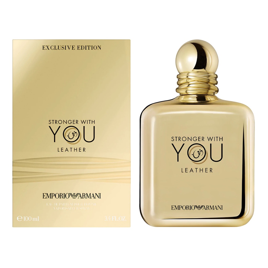 Emporio Armani Stronger With You Leather EDP Cologne (Minyak Wangi