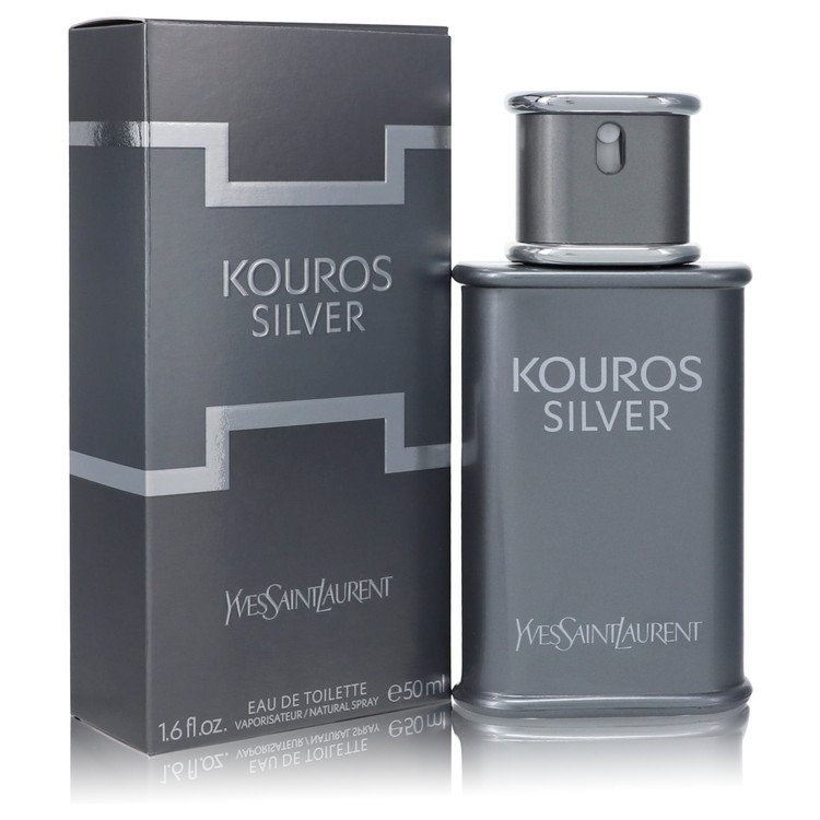 YSL Kouros Silver EDT Cologne (Minyak Wangi, 香水) for Cologne For Men by Yves Saint Laurent [Online_Fragrance - 100% Authentic] 50ml